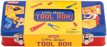Schylling Toy Tin Tool Box with Tools - Metal Case Including 6 Tools - Ages 3+