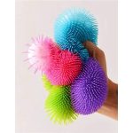 NeeDoh Shaggy Ball - Neon Squishy - 3 Pack