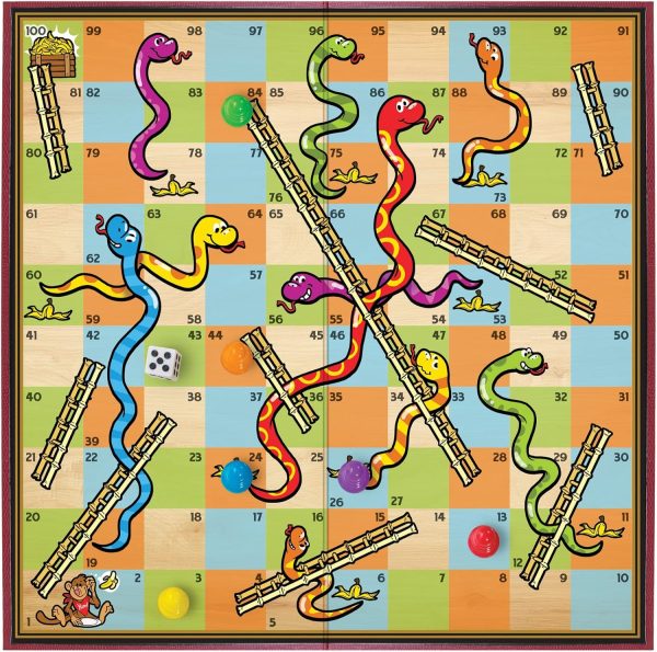Schylling-Snakes & Ladder Game-(Age 3+)- (SLG)