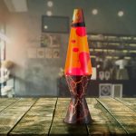 The Original Lava? Lamp - 14.5 Volcanic Crags - Classic Liquid Motion Lamp - Red Wax and Orange Liquid - #2078 (Amazon Exclusive)